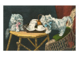 Kitten Tea Party Impressão giclée Kitten Tea Party Impressão giclée