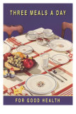Three Meals a Day, Table Setting Posters