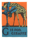 G is for Giraffe Print