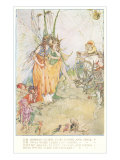 Fairies Spinning Spiderwebs Wydruk giclee Fairies Spinning Spiderwebs Wydruk giclee
