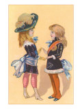 Dressed-Up Victorian Girls Posters