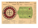 French Rules of Roulette Posters