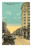 Broughton Street, Savannah, Georgia Prints