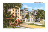 Hôtel Moana, Honolulu, Hawaï Affiches