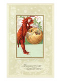 Devil Girl with Imps Wydruk giclee