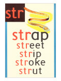 STR for Strap Poster