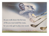 Golf Clubs and Adage Prints