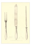 Serving Fork, Knife, Skewer Posters