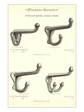 Hotel or Schoolhouse Hooks Lámina giclée