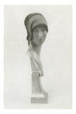 Fashion Bust with Cloche Hat Poster