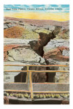 Lava Fissure, Kilauea Volcano, Hawaii Print
