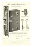 Serrure de la porte d’entrée Posters