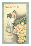 Portuguese Table Grape Label Posters