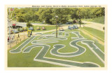 Miniature Golf Course, Indian Springs, Georgia Prints
