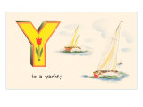 Y is a Yacht Lámina giclée Y is a Yacht Lámina giclée