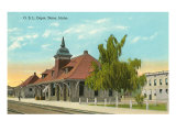 Train Depot, Boise, Idaho Lámina giclée Train Depot, Boise, Idaho Lámina giclée