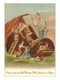 There was an Old Woman who Lived in a Shoe Poster