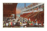 Steamer Day, Honolulu, Hawaii Prints