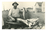 Man with Load of Fish Láminas