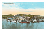 Waterfront, Honolulu, Hawaii Prints