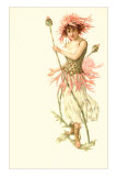 Girl Dressed as Thistle Prints