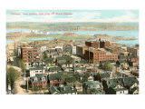 View over Dubuque, Iowa Poster