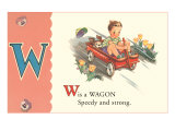 W is a Wagon Lámina giclée W is a Wagon Lámina giclée