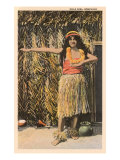 Hula Girl, Hawaii Prints