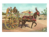 Sicilian Cart, Palermo,  Italy Lámina giclée