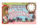 Christening Invitation Posters