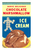Chocolate Marshmallow Ice Cream Posters