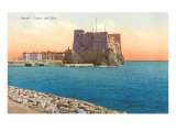 Castel dell'Ovo, Naples, Italie Affiches
