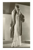 Twenties Mannequin in Evening Wear Print