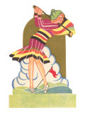 Lady Golfer, Graphics Posters