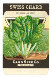 Swiss Chard Seed Packet Posters