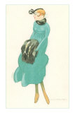French Fashion Illustration Posters