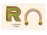 R is a Rainbow Posters
