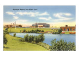 Airport, Des Moines, Iowa Giclee-vedos Airport, Des Moines, Iowa Giclee-vedos