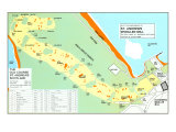 Map of St. Andrews Golf Course Lámina giclée Map of St. Andrews Golf Course Lámina giclée