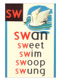 SW for Swan Posters