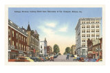 College Avenue, Athens, Georgia Poster