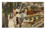Fruit Stand in Market Prints