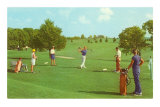 Coed Golfing Prints