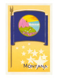 Flag of Montana Photo