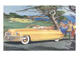Big Car by Golf Course Lámina giclée