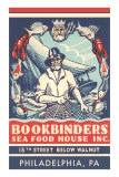 Bookbinders Seafood House Advertisement Kunstdrucke