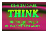 Think, Advice for Graduate Affiches