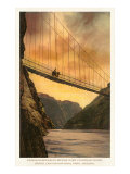 Kaibab Suspension Bridge, Grand Canyon Poster