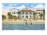 Casino Sea Island, Georgia Lámina giclée
