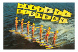 Happy Birthday, Water Skiers Print